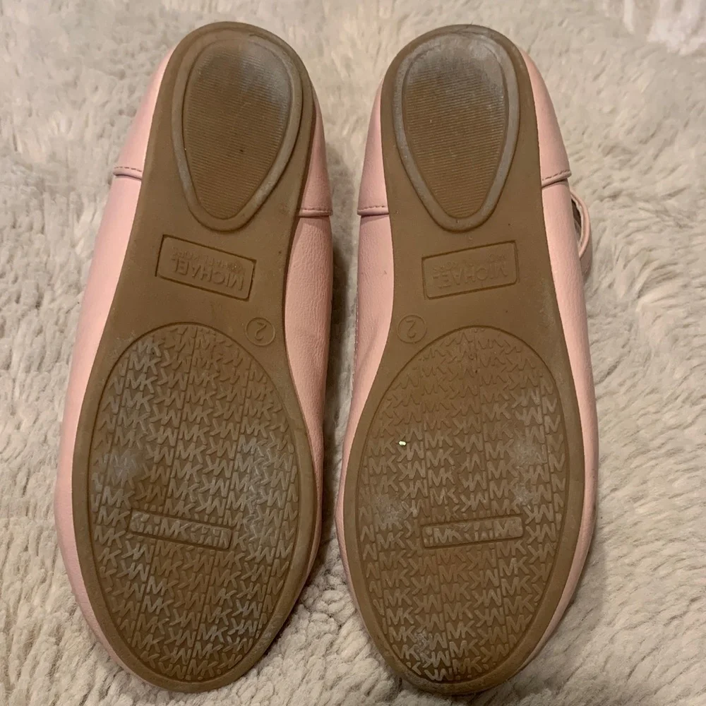 Michael MK Blush Pink Kids Dress Shoes